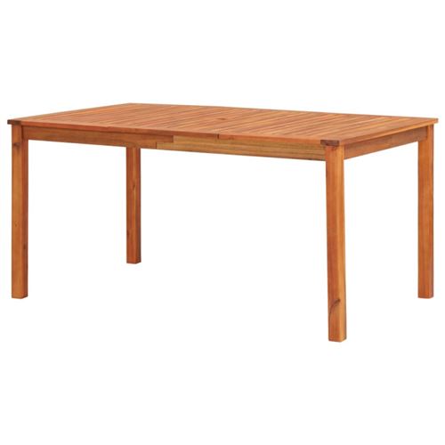 Vidaxl Bois Table De Jardin 150X90x74 Cm D Acacia Massif
