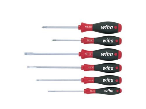 wiha Schraubendreher-Set SoftFinish® SZ/PH 07152 6-teilig