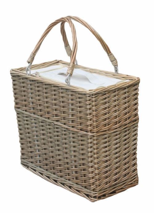 Antique effet osier Cooler panier pique-nique