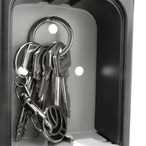 Boîte de sécurité pour clé et serrure avec combinaison de 4 chiffres -  Systèmes sécurité - Achat & prix