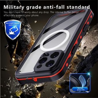 Étui Pour IPhone 14 Pro Max Étanche Construit Dans Protecteur D'écran