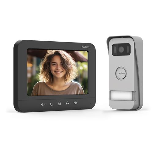 Visiophone couleur - 2 fils - double commande - Avidsen