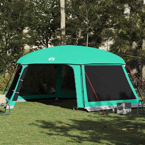 vidaXL Poolzelt mit abnehmbarem Überzelt Netzwänden Meergrün 670x590cm