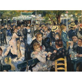 Puzzle adulte - le bal du moulin de la galette - 1000 pieces - collection musee - art - clementoni - 1
