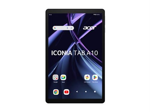 Acer ICONIA Tab A10 A10-21 - Tablette - Android 14 - 128 Go eMMC - 10.1 IPS (1280 x 800) - Logement microSD - gris