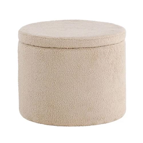 Non Communiqué Beige Dunken Pouf