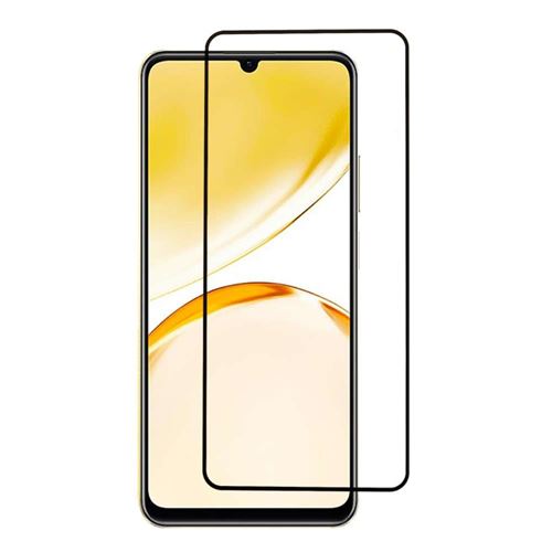 Verre trempe pour Realme C51 / C53 / C55 / Narzo N53 - [Lot de 2] film de protection incurve integral - NOIR - htdmobiles