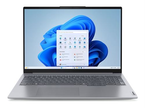 Lenovo ThinkBook 16 G7 ARP 21MW - Conception de charnière à 180 degrés - AMD Ryzen 7 - 7735HS / jusqu'à 4.75 GHz - Win 11 Pro - Radeon 680M - 16 Go RAM - 512 Go SSD NVMe - 16" IPS 1920 x 1200 - Gigabit Ethernet - Wi-Fi 6E, Bluetooth - double ton gris