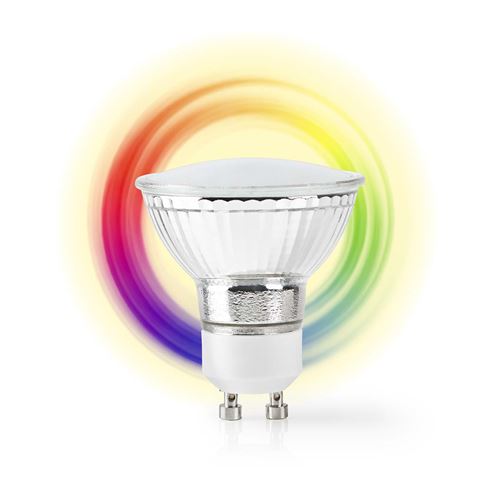 Ampoule LED Intelligente Wi-Fi - Pleine Couleur et Blanc Chaud - GU10