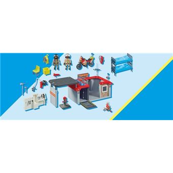 PLAYMOBIL City Action 71193 Caserne de pompiers