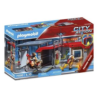 PLAYMOBIL City Action 71193 Caserne de pompiers