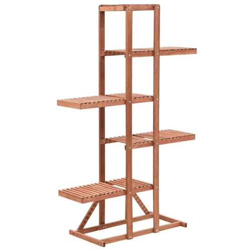 Vidaxl Marron Support Pour Plantes Bois Cèdre 86 X 36 X 139 Cm - Image 3