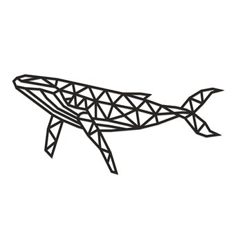 Puzzle Mural En Bois - Baleine 89 Cm