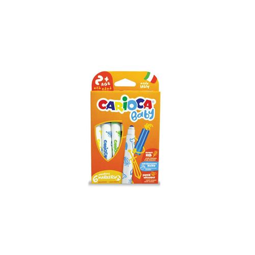 LIDERPAPEL CARIOCA MARKER 2+ STYLO-FEUTRE EXTRA-LARGE MULTICOLORE 6 PIÈCE(S)