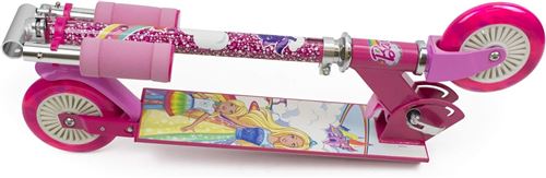 Trottinette Pliable 2 Roues Led - Barbie Multicolore - Roller