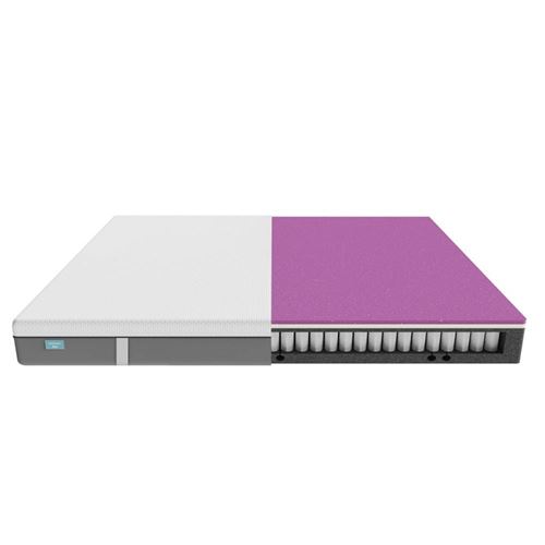 Non Communiqué Cecotec Matelas Flow Hybrid + 90X190 Sacs De Printemps, 25 Cm De Hauteur, Haute Fermeté, Séparatemuv, Morphadapt, Frais Et Easyclean