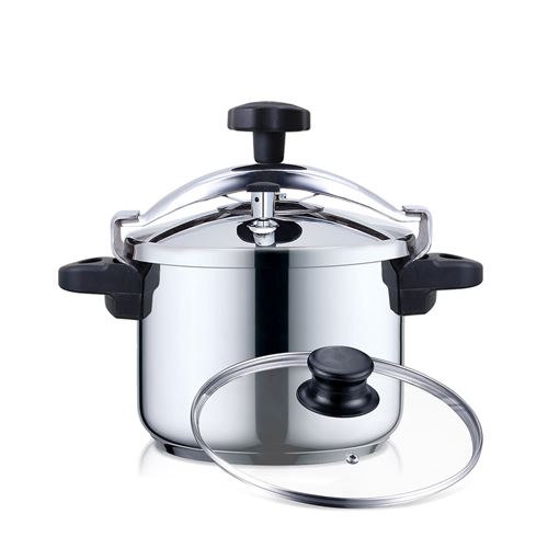 Autocuiseur HAEGER Pressure Cooker 2 en 1 - Acier inoxydable 6 litres