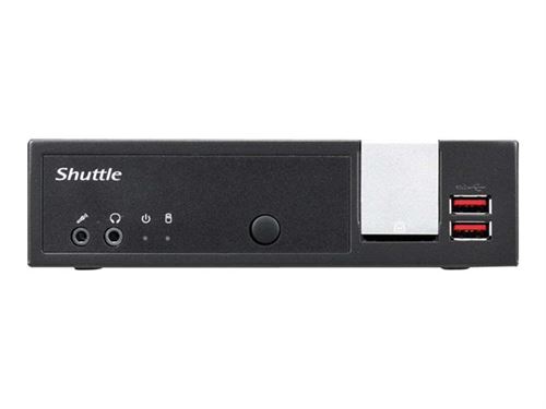 Shuttle XPC slim DL2000EP - Slim-PC - Celeron N4505 / 2 GHz - RAM 4 Go - SSD 128 Go - NVMe - UHD Graphics - GigE - Win 11 Pro - moniteur : aucun - noir