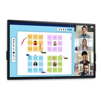 Dell Pro 75 Plus 4K Touch Monitor P7525QT - Classe de diagonale 75" (74.5" visualisable) écran LCD rétro-éclairé par LED - interactive - avec écran tactile (multi-touches) - 4K UHD (2160p) 3840 x 2160