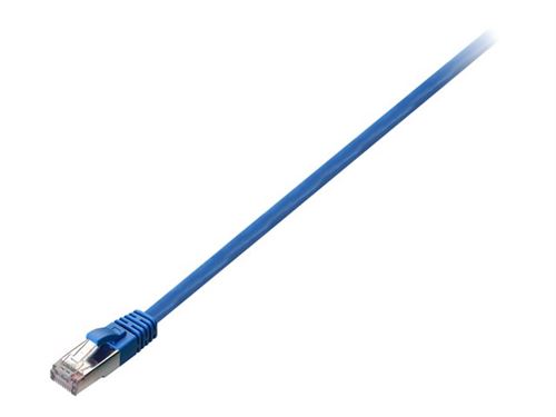 V7 - Cordon de raccordement - RJ-45 (M) pour RJ-45 (M) - 5 m - STP - CAT 6 - moulé, sans crochet - bleu