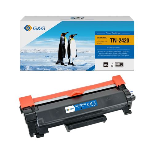 G&G - Noir - compatible - cartouche de toner (alternative pour : Brother TN2420) - pour Brother DCP-L2510, L2530, HL-L2310, L2370, L2375, MFC-L2710, L2730, L2750