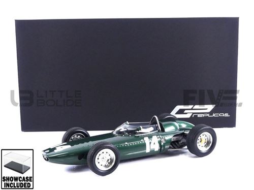 Voiture Miniature de Collection GP REPLICAS 1-18 - BRM P57 - Winner GP Italie 1962 - Green - GP124B