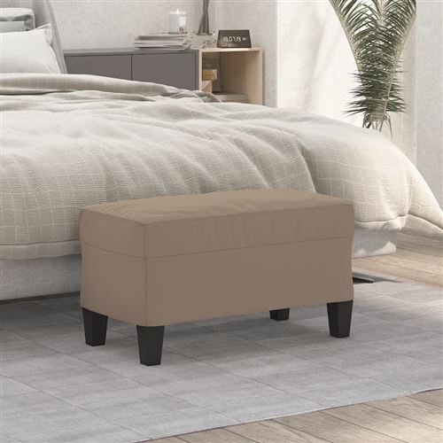 VIDAXL - Banc Ottoman - Taupe - 70x35x41 cm - Image 3