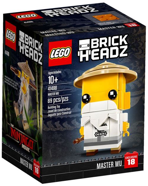 LEGO&reg; BrickHeadz&trade; 41488 Ma&icirc;tre Wu 