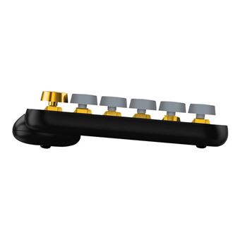 Clavier QWERTY de rétroéclairage LED de clavier tactile sans fil 2.4GHz de  mini souris sans fil - Sous-Main à la Fnac