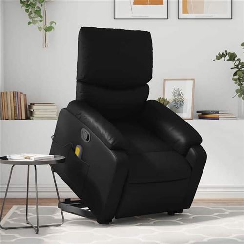 Non Communiqué Noir Vidaxl Fauteuil De Massage, Relaxation Similicuir