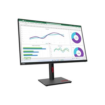 Lenovo ThinkVision T32h-30 - Écran LED - 31.5" - 2560 x 1440 WQHD @ 60 Hz - IPS - 350 cd/m² - 1000:1 - 4 ms - HDMI, DisplayPort, USB-C - noir corbeau
