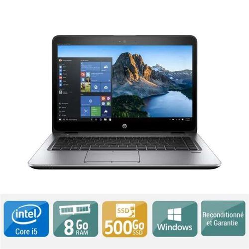 PC Portable HP EliteBook 840 G3 stockage 500 Go RAM 8 Go