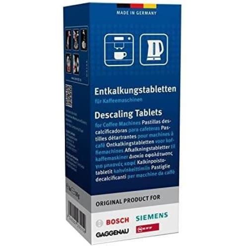 Non Communiqué Neutre Boîte De 6 Pastilles Détartrantes Pour Cafetière Bosch, Siemens, Neff, Gaggenau (00311864)
