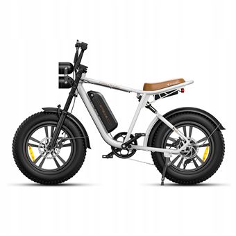 velo electrique ENGWE M20 Autonomie 50-75km Batterie 48V13Ah Moteur 250W tout suspendu Pneus 20 pouces VTT Fat bike blanc - 1