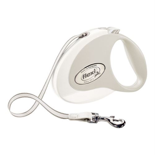 Comparer les prix de Laisse pour Chien Fle i STYLE 3 m Taille S Blanc