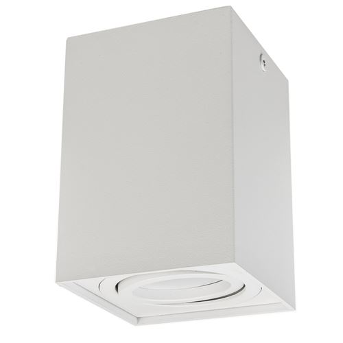 Non Communiqué Blanc Spot Led En Saillie Gu10 Angulaire Maclean Mce426