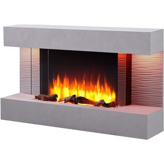Chauffage Ventilateur Mural 2000W - Céramique PTC, Minuteur, Télécommande, IPX4, 2 Niveaux + Ventilation