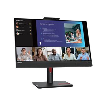 Ecran LED PC Lenovo ThinkVision T24v-30 24" Full HD Noir corbeau