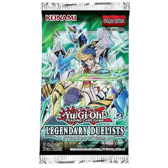 Booster Yu-gi-oh! Duellistes Légendaires Tempête Synchro