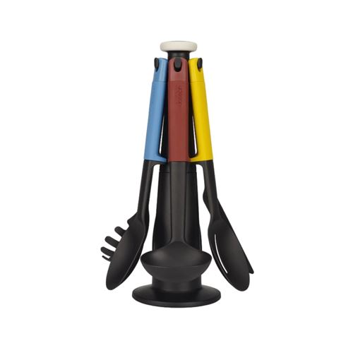 Joseph Joseph - Set de 6 ustensiles de cuisine - Elevate - Support de rangement inclus - Image 3