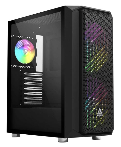Non Communiqué Noir Boîtier Montech Air X Rgb Moyen Tour E-Atx Avec Panneau Vitré