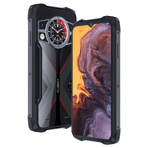 (2024-01 BONS PLANS ) Smartphone CUBOT KINGKONG 9 256Go 6.58 10600mAh batterie double sim - Noir