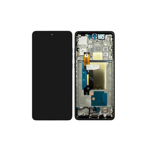 Original Ecran LCD et Vitre Tactile Avec Chassis PANTONE Gibraltar Sea pour Motorola Edge 60 5D68C29943