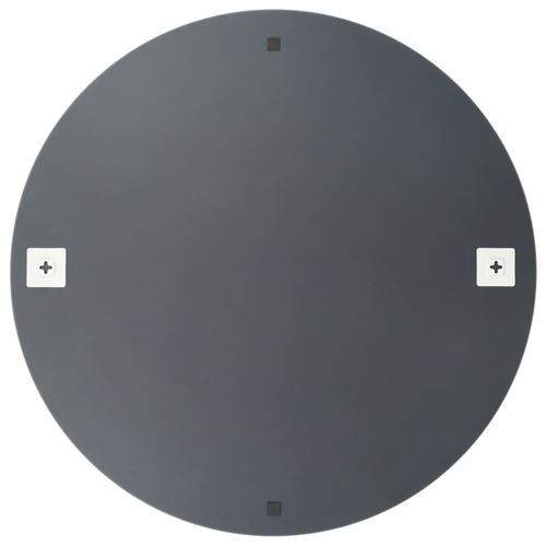 vidaXL Miroir rond sans cadre 90 cm Verre