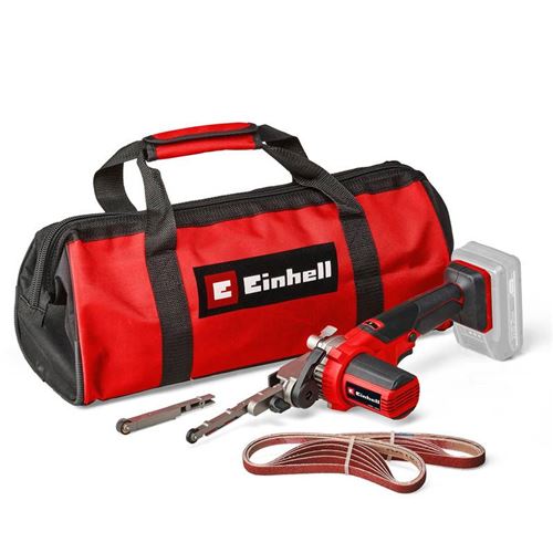 Non Communiqué Einhell Te-Bf 18 Li-Solo Akku-Bandfeile 4461000 Ponceuse À Bande Sans Fil + Accessoires, Sans Batterie, Sans Chargeur Largeur De Bande 13 Mm Longueur De Bande
