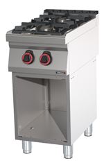 Fourneau gaz 2 feux avec soubassement HP 40 Casselin