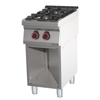 Fourneau gaz 2 feux avec soubassement HP 40 Casselin