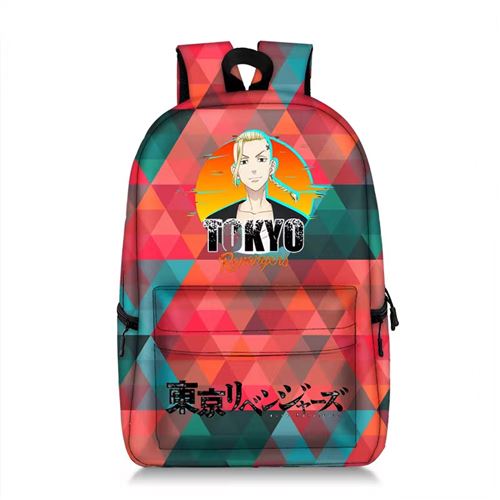 Sac à Dos Tokyo Revengers pour Enfants Cadeaux pour Garçon (SD1213) 28*14*47 cm Multicolore