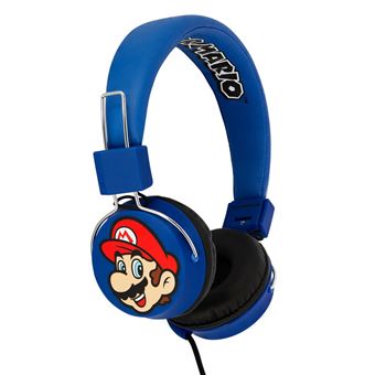 OTL casque d'écoute Super Mario bleu junior