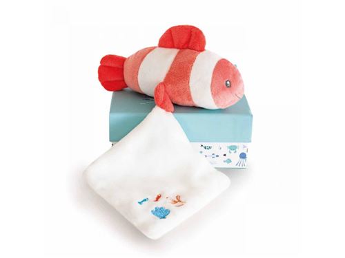 Doudou et compagnie - POISSON MIGNON avec Doudou - corail